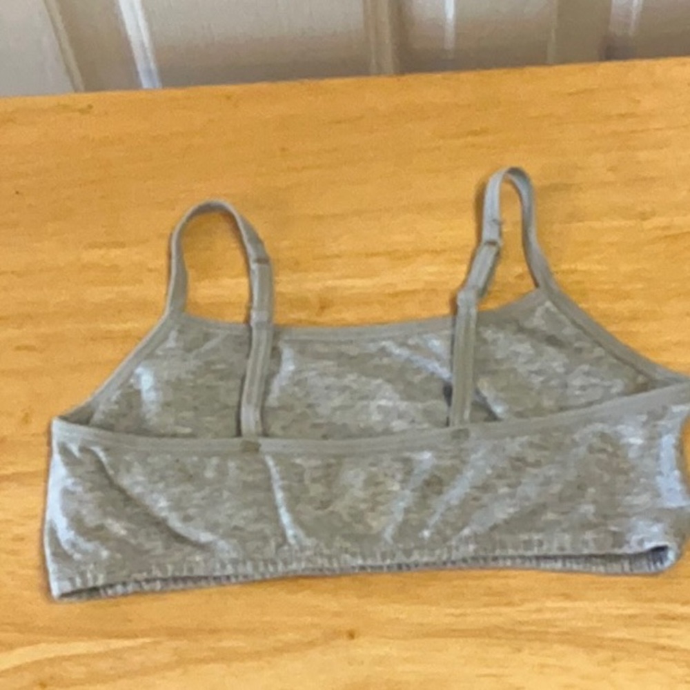 Rene Rofe Girls’s Gray Bralette - Picture 2 of 7